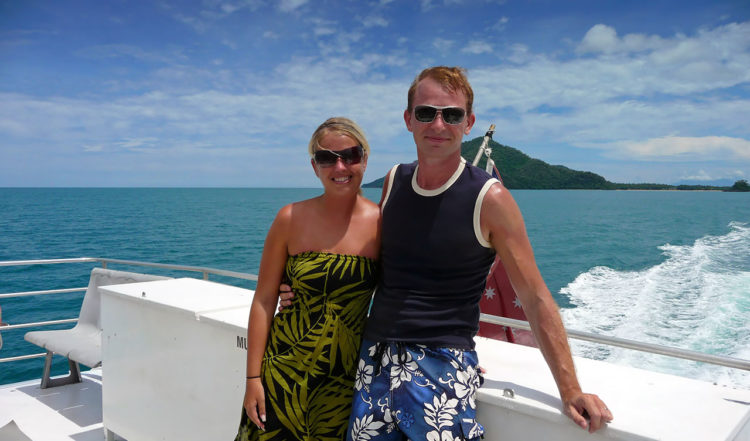 Lars & Anki lämnar Dunk Island