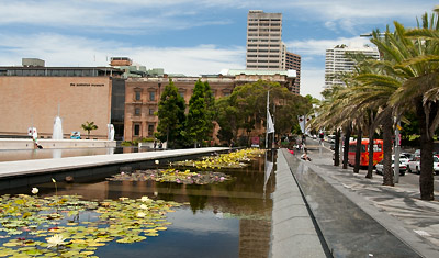 Fontän vid Cook Park, Sydney