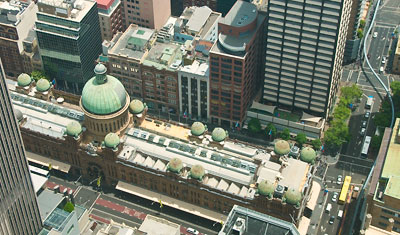 Views from Sydney Tower, Victoria Building
