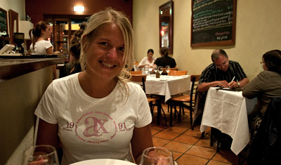 Anki på Trovata Restaurant