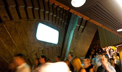 Inne i Sydney Opera House