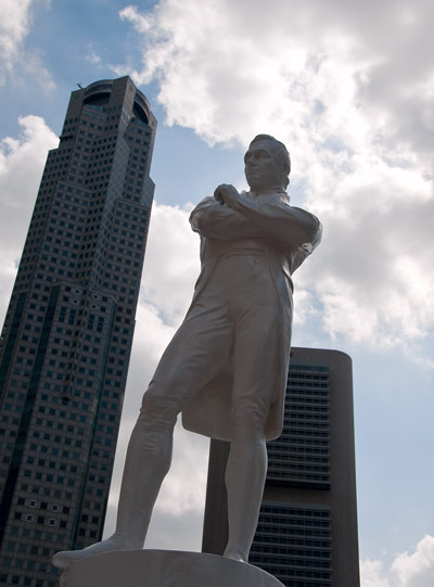 Sir Stamford Raffles, Singapore