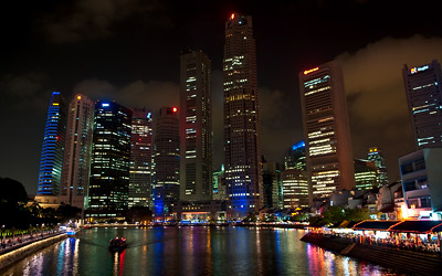 Singapore by night