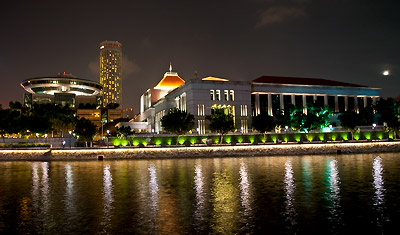 Singapore by night