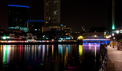 Singapore by night