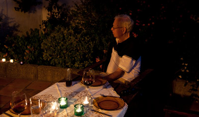 Grillning i trädgården