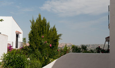 Vy från huset i Monte Viñas