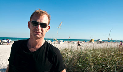 Lasse vid South beach, Miami