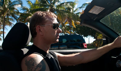 Lasse kör i Miami