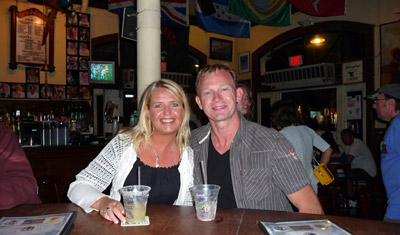Anki & Lasse på Sloppy Joe's, Key West