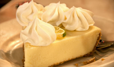 Key Lime Pie på Fogarty’s restaurang på Duval Street, Key West