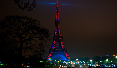 Nyårsnatten, La Tour Eiffel