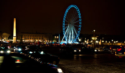 Place de la concord by night