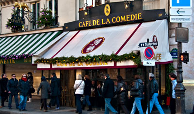 Cafe la Comedie i Paris