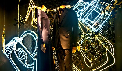 Gucci skyltfönster, Paris