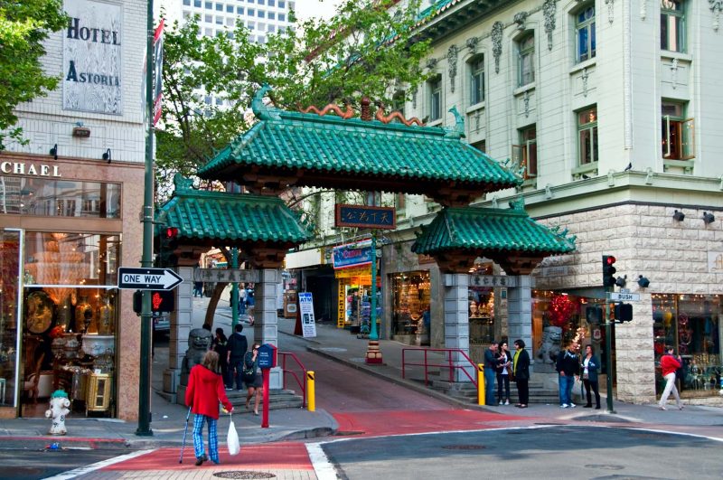 Entré till Chinatown i San Francisco