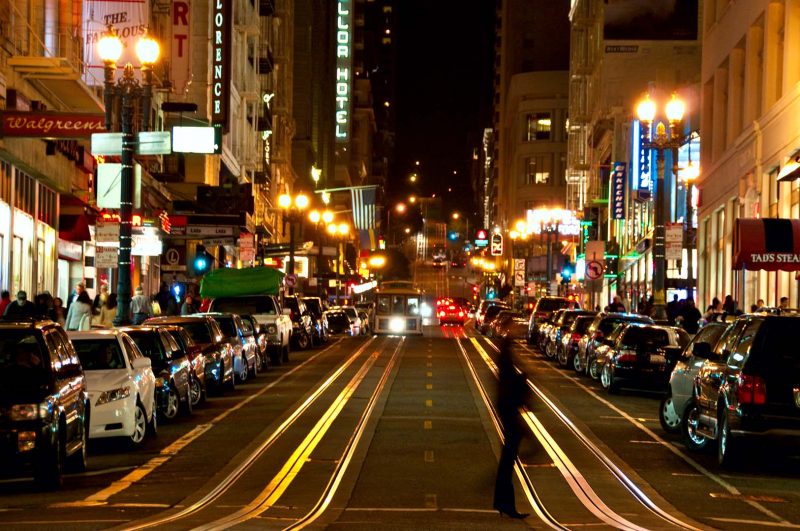 Kväll i San Francisco
