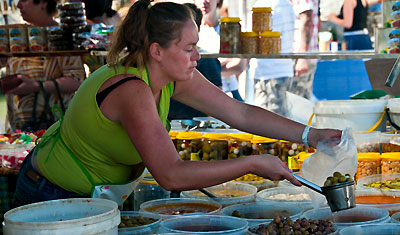 Marknad i Sabinillas, Manilva