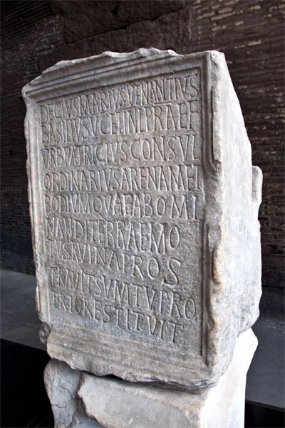 Inne på Colosseum, Rom