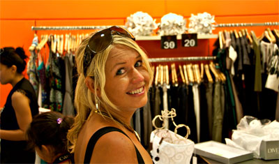 Anki kollar in shoppingutbudet, Rom