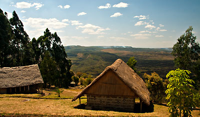 Maili Saba Camp med utsikt över Menengai kratern, Kenya