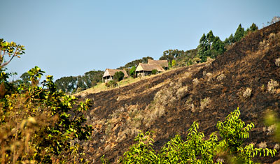 Maili Saba Camp nere från Menengai kratern, Kenya