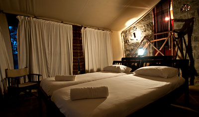 Rummet på Maili Saba Camp, Kenya