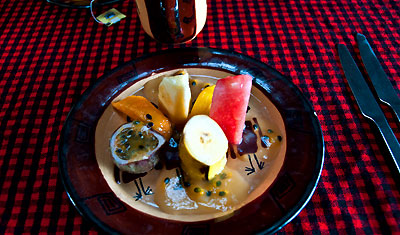 Frukt sallad på Maili Saba, Kenya