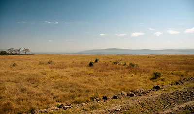 Lake har ett varierat landskap , Kenya