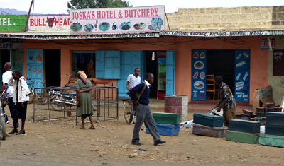 Ett tips på logi kanske,  Joskas hotell och slakteri, Nakuru Kenya