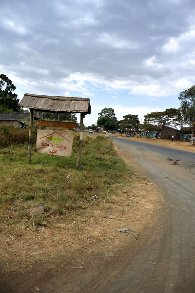Infart till Maili Saba Camp, Lake Nakuru, Kenya