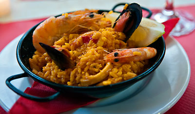 Paella, Aguilar Restaurang, Estepona