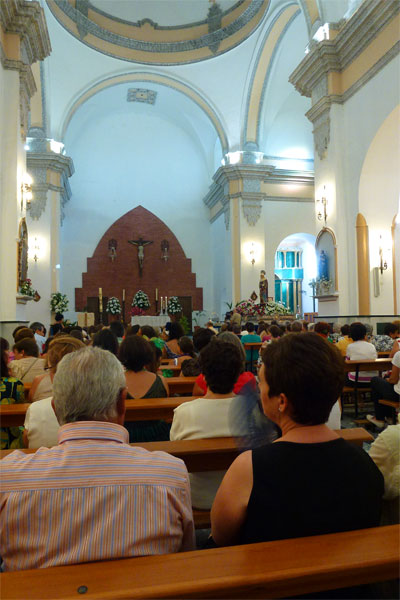 Inne i Iglesa de Santa Ana, Manilva