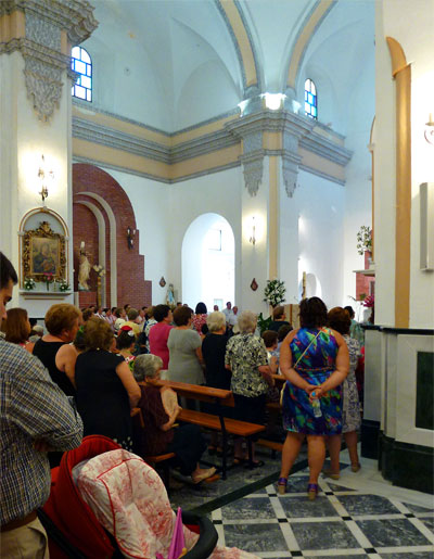 Inne i Iglesa de Santa Ana, Manilva