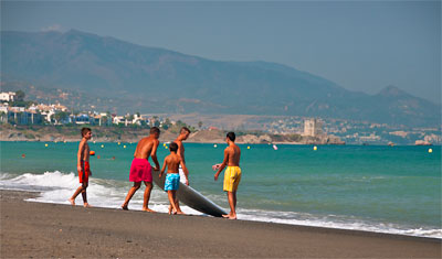 Sabinillas strand