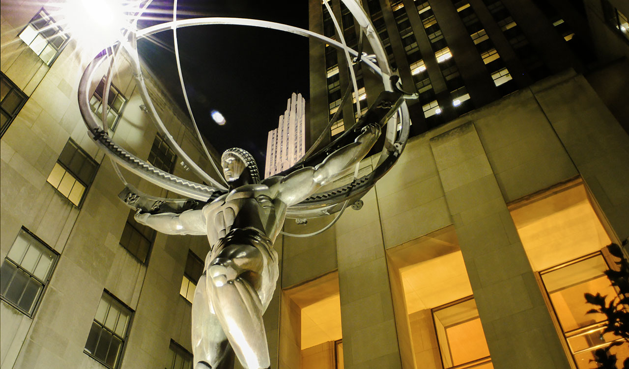 Rockefeller Center staty, New York City