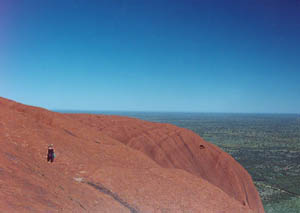 Utsikt underklättring, Ayers Rock