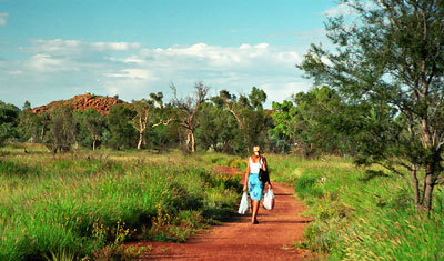 Mot trig utsiktsplats, Alice Springs