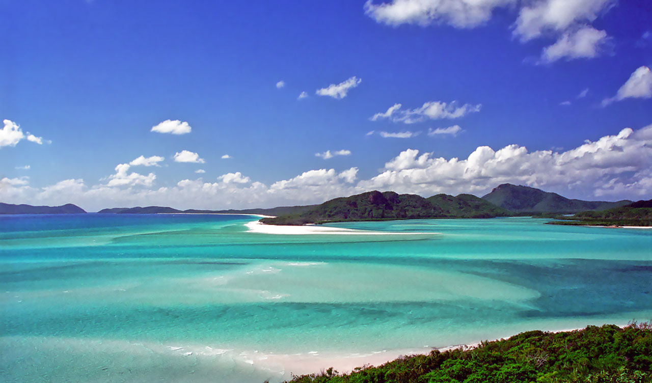 Whithaven beach och Manta Ray Bay