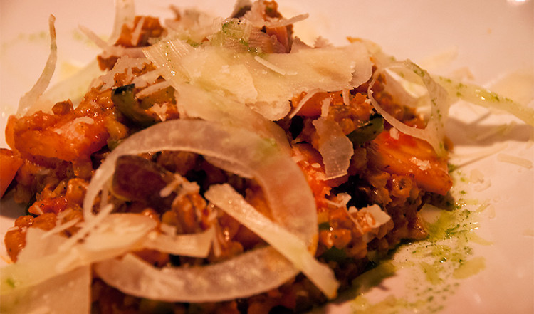 Byggotto, en isländsk Risotto på Restaurang Uno, Reykjavik