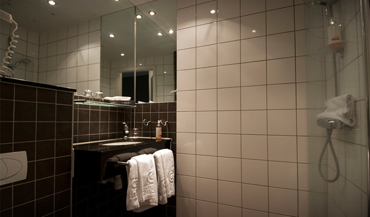 Badrumpå Centerhotel Arnarhvoll, Reykjavik Island