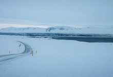 Þingvellir National Park och Tingvallavatn från väster, Island