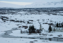 Þingvellir National Park med Tingvalla kyrka