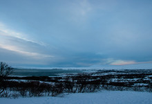 Þingvellir national park och Tingvallavatn från öster