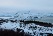 Berg vid Tingvallavatn, Island