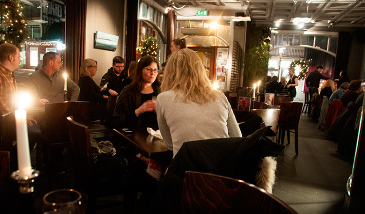 Interiör Kaffi Sólon, Café Solon Reykjavik