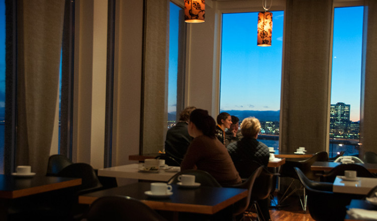 Frukost på Hotel Arnarhvoll, Reykjavik Island