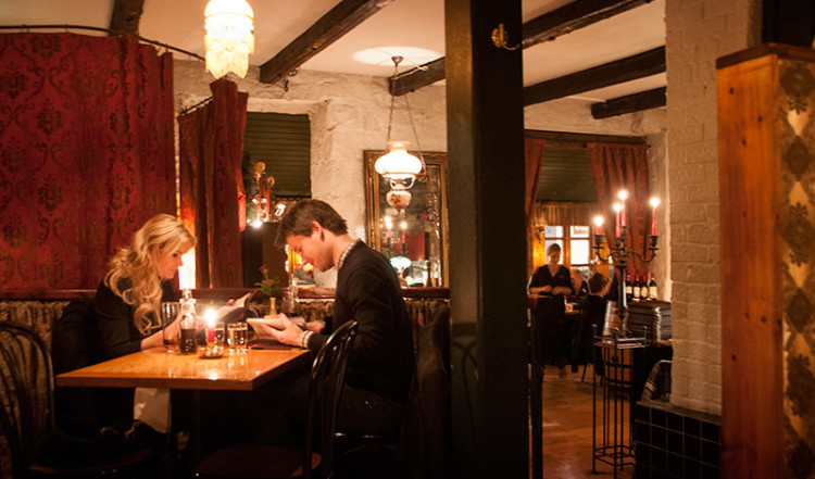 Interiör Caruso Ristorante, Reykjavik