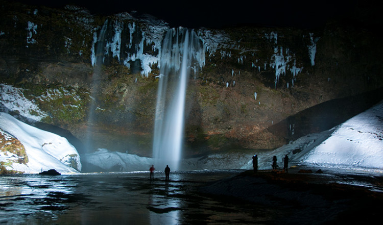 Seljalandsfoss  vattenfall, Island
