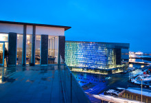 Terass på taket Centerhotel Arnarhvoll, Reykjavik Island